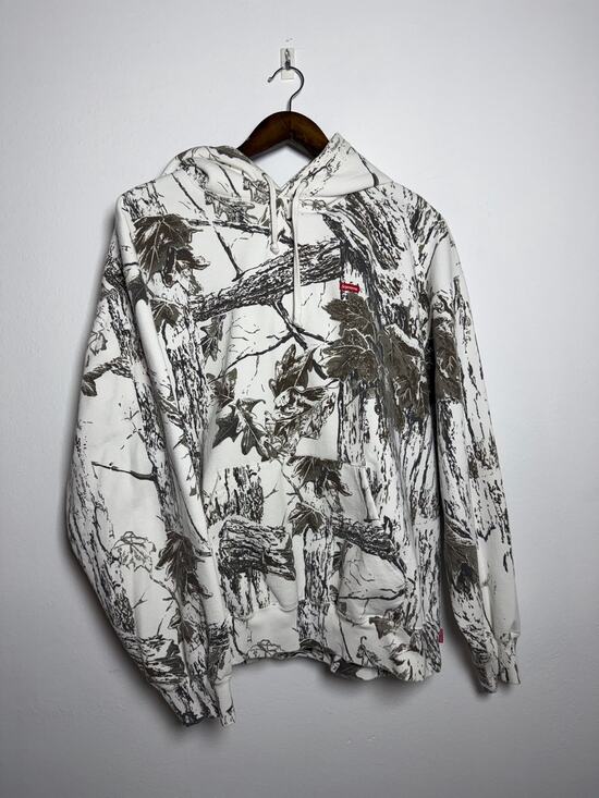 Supreme Other - Supreme Small Box Snow Camo Hooded Sweatshirt